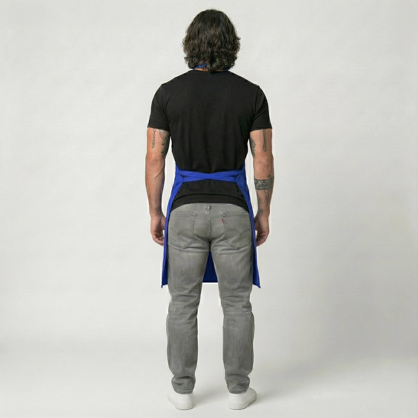 Classic Chef Apron Two Pockets - Royal Blue