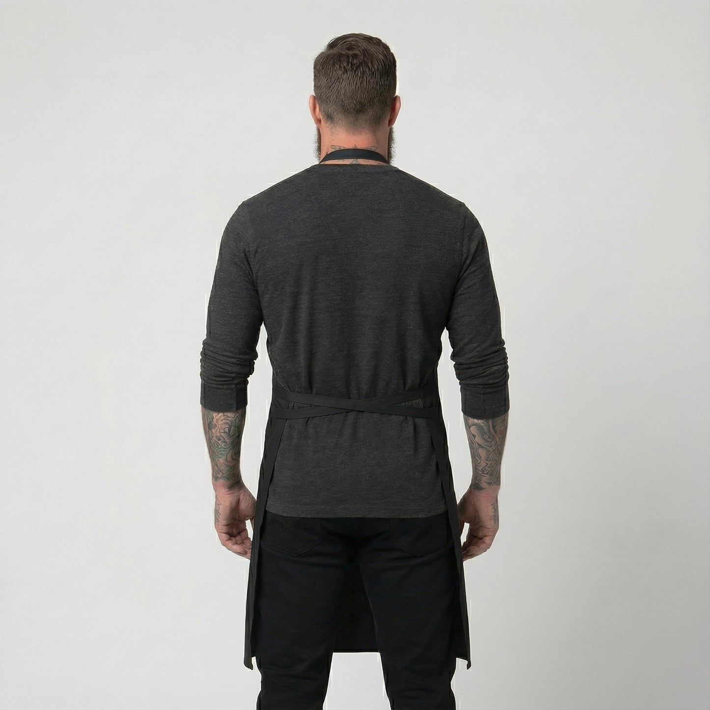 Classic Chef Apron Two Pockets - Black