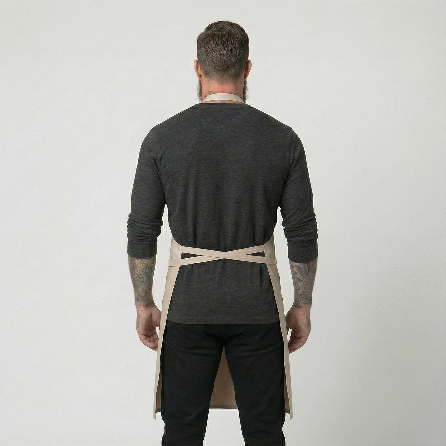 Classic Chef Apron Two Pockets - Khaki