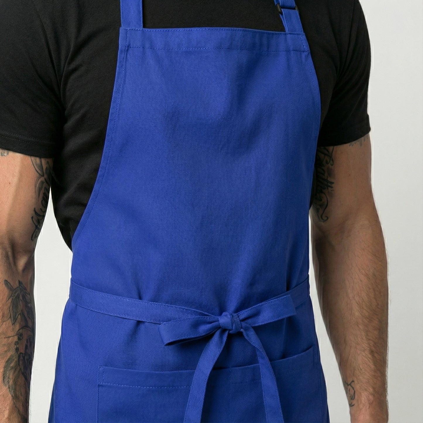 Classic Chef Apron Two Pockets - Royal Blue