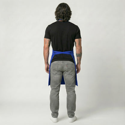Classic Chef Apron Two Pockets - Royal Blue