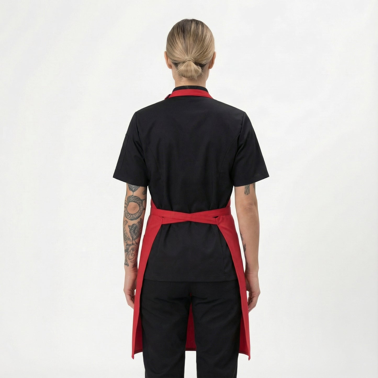 Classic Chef Apron Two Pockets - Red