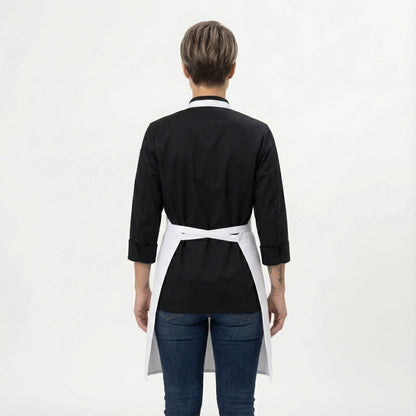 Classic Chef Apron Two Pockets - White